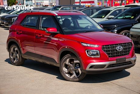 Red 2025 Hyundai Venue Wagon Active