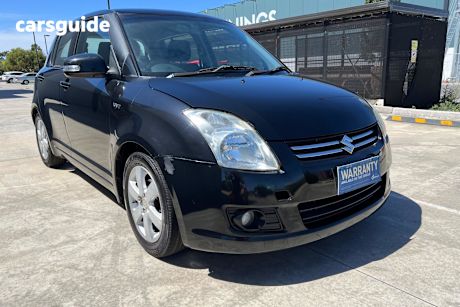 Black 2009 Suzuki Swift Hatch S F