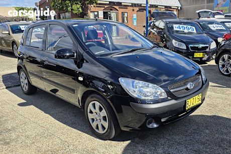 Black 2011 Hyundai Getz Hatch S