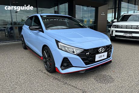 Blue 2025 Hyundai I20 Hatch N F