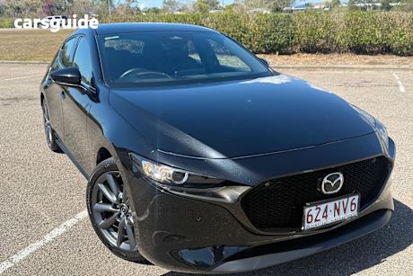 Black 2023 Mazda Mazda3 Hatch G20 TOURING F