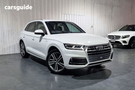 White 2018 Audi Q5 SUV TDI SPORT 4X4