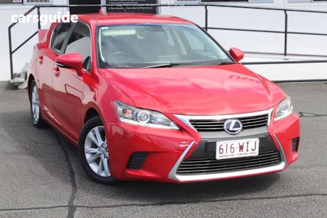 Red 2016 Lexus CT Hatch CT200H LUXURY F