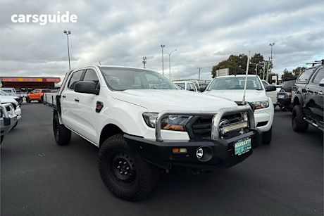 White 2019 Ford Ranger Ute Tray XL 4X4