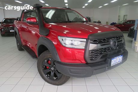 Red 2023 GWM UTE Ute Tray CANNON XSR 4X4