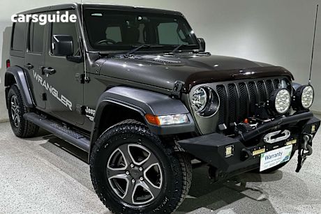 Grey 2019 Jeep Wrangler Sedan UNLIMITED SPORT S 4X4