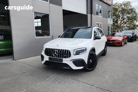 White 2020 Mercedes-Benz GLB35 Wagon 4Matic