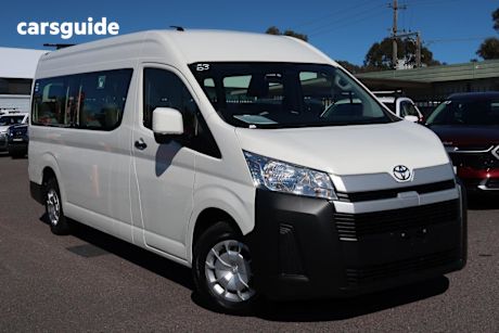 White 2020 Toyota HiAce OtherCar COMMUTER R