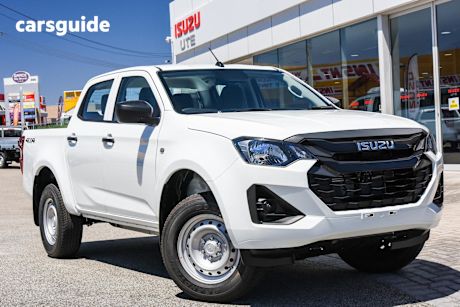 White 2025 Isuzu D-MAX Ute Tray SX 4X4