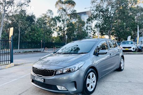 Grey 2017 Kia Cerato Hatchback S