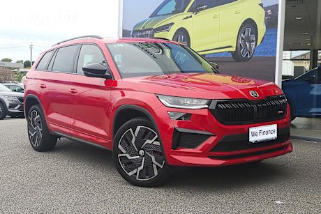 Red 2024 Skoda Kodiaq SUV RS 4X4