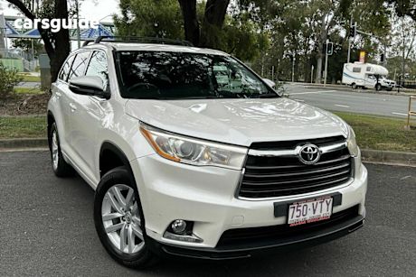 White 2015 Toyota Kluger Wagon Gx (4X2)
