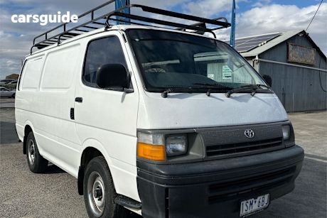 White 1996 Toyota HiAce Van