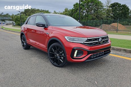 Black 2025 Volkswagen T-ROC SUV 140TSI R-LINE 4WD