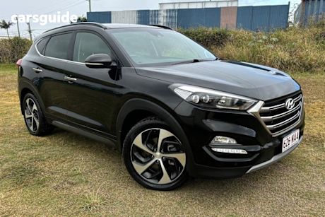 Black 2017 Hyundai Tucson Wagon Highlander R-Series (Awd)
