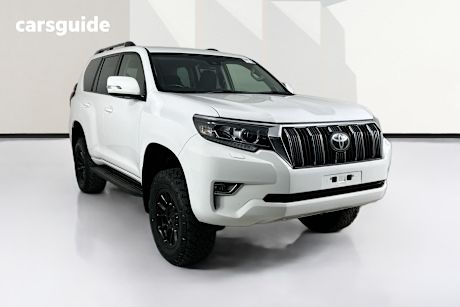 White 2022 Toyota Landcruiser Prado Wagon Gxl
