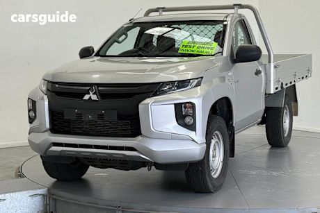 Silver 2021 Mitsubishi Triton Cab Chassis Glx (4X2)