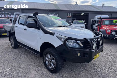 White 2018 Mazda BT-50 Dual Cab Utility Xt (4X4)