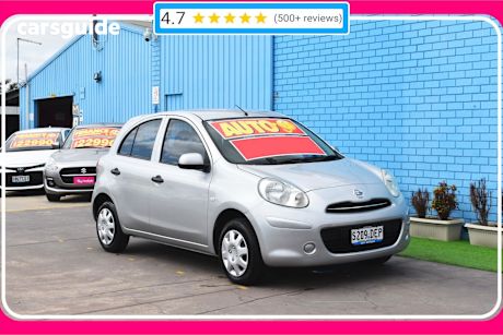 Silver 2011 Nissan Micra Hatchback St