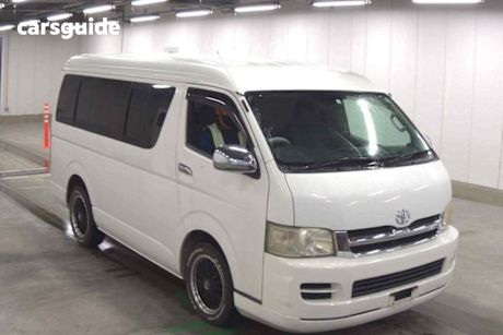 White 2006 Toyota HiAce Commercial 2.7L PETROL WIDEBODY MIDROOF