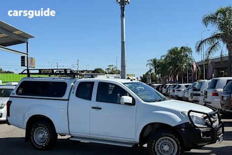 White 2019 Isuzu D-MAX Space Cab Chassis Sx (4X4)