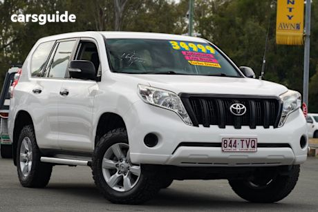 White 2014 Toyota Landcruiser Prado Wagon Gx (4X4)