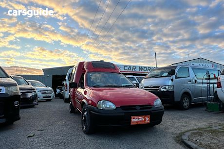 Red 2001 Holden Combo WHEEL CHAIR RAMP SUV