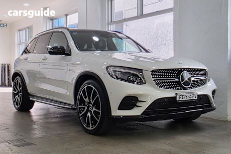 White 2018 Mercedes-Benz GLC-Class SUV GLC43 AMG 4WD