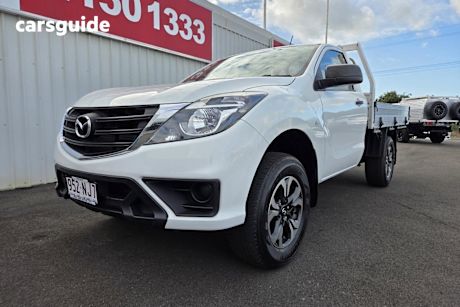 White 2019 Mazda BT-50 Cab Chassis Xt (4X4) (5Yr)