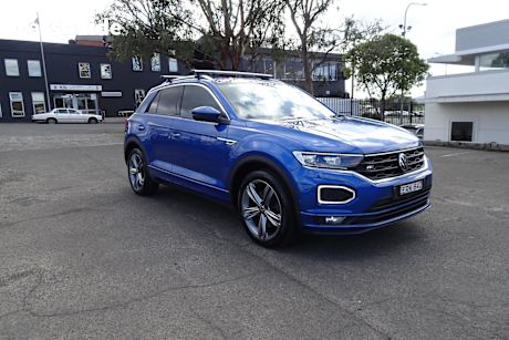 Blue 2021 Volkswagen T-ROC SUV 140TSI SPORT 4WD