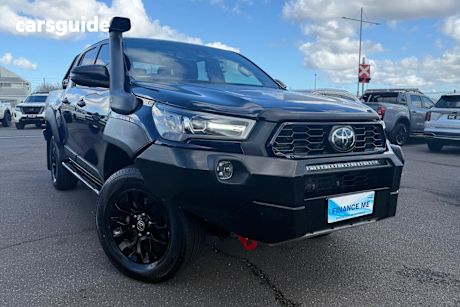 Blue 2021 Toyota Hilux Ute Tray RUGGED X 4X4