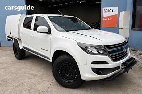White 2017 Holden Colorado Ute Tray LS 4X4