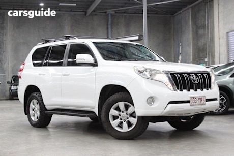White 2015 Toyota Landcruiser Prado Wagon Gxl (4X4)