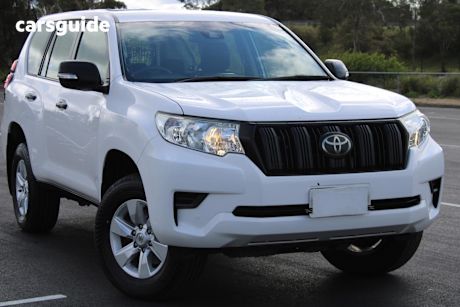 White 2018 Toyota Landcruiser Prado SUV GX 4X4
