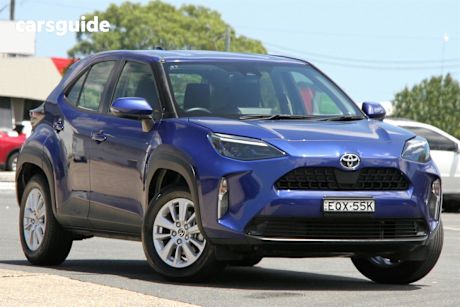Blue 2021 Toyota Yaris Cross SUV GX F