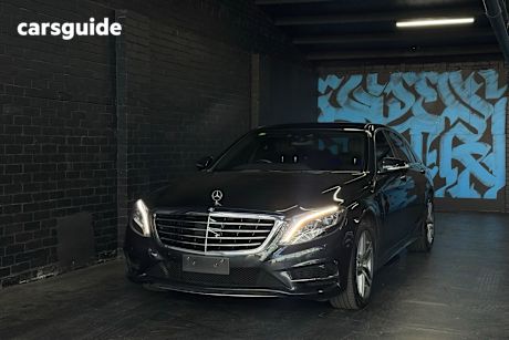 Black 2015 Mercedes-Benz S350 Sedan D L 222 MY16