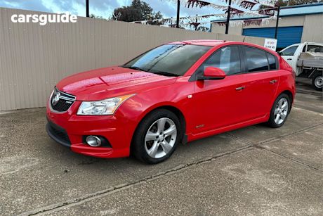 Red 2012 Holden Cruze Hatchback Sri V
