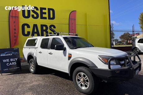White 2010 Ford Ranger Ute Tray XL 4X4