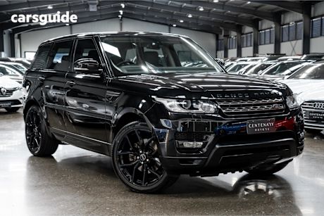 Black 2015 Land Rover Range Rover Sport SUV TDV6 S 4X4
