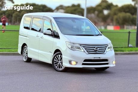 White 2016 Nissan Serena Commercial HIGHWAY STAR S HYBRID V SELECTION + SAFETY 2