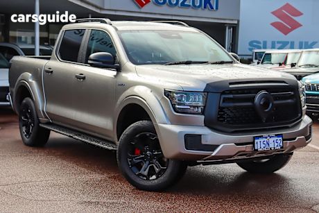 Silver 2025 GWM Cannon Alpha Dual Cab Utility Lux Phev (4X4)