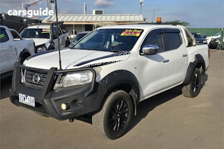 White 2017 Nissan Navara Double Cab Utility Rx (4X4)