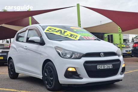 White 2015 Holden Spark Hatch LS F