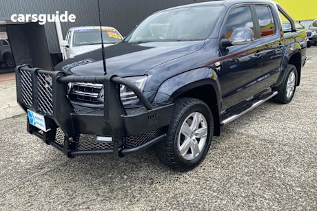 Blue 2018 Volkswagen Amarok Dual Cab Utility V6 Tdi 550 Highline