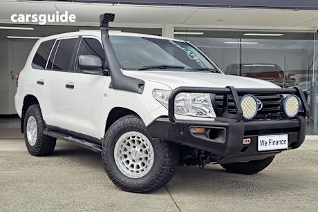 White 2012 Toyota Landcruiser SUV GX 4X4