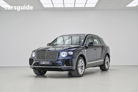 Blue 2021 Bentley Bentayga Wagon V8