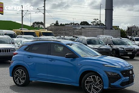 Blue 2022 Hyundai Kona SUV N-LINE PREMIUM 4X4