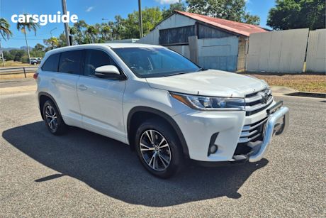 White 2019 Toyota Kluger SUV GX F