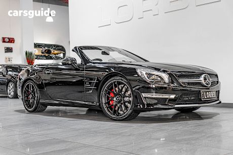 Black 2012 Mercedes-Benz SL63 Convertible Amg