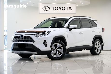 White 2020 Toyota RAV4 Wagon Gxl 2Wd Hybrid